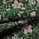 Lahome Washable Vintage Botanical Floral Green Area Rug for living room
