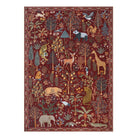 Roam Washable Jungle Animals Red Rug Rugs Lahome
