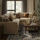 Serpente Washable Mystical Snake Brown Rug Area Rugs Lahome