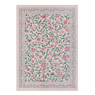 Solace Washable Boho French Elegant Floral Pink Rug Rugs Lahome