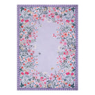 Solene Washable Modern Blooming Floral Garden Purple Rug Area Rugs Lahome