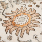 Aurelie Washable Vintage Boho Floral Orange Rug Area Rugs Lahome