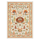 Violette Washable Halloween Pumpkin Yellow Rug Rugs Lahome
