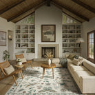 Vionnet Washable Modern Parisian Insect Beige Rug Area Rugs Lahome 8' x 10'