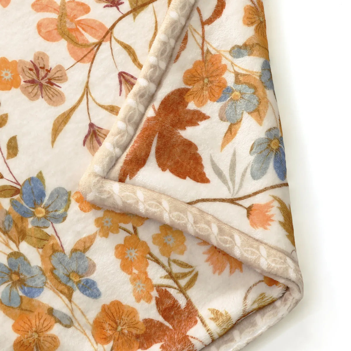 Virelle Washable Modern Blooming Floral Garden Yellow Throw Blanket Blanket Lahome