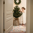 Myrrha Washable Fantasy Garden and Unicorn Pink Rug Area Rugs Lahome