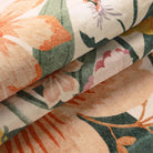 Ondine Washable Modern Botanical Floral Beige Rug Rugs Lahome