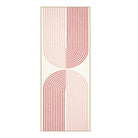 Sarrah Washable Modern Minimalism Rainbow Pink Runner Rug Runner Rugs Lahome