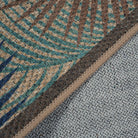 Liva Washable Tropical Palm Easy Jute Teal Indoor/Outdoor Rug Area Rugs Lahome