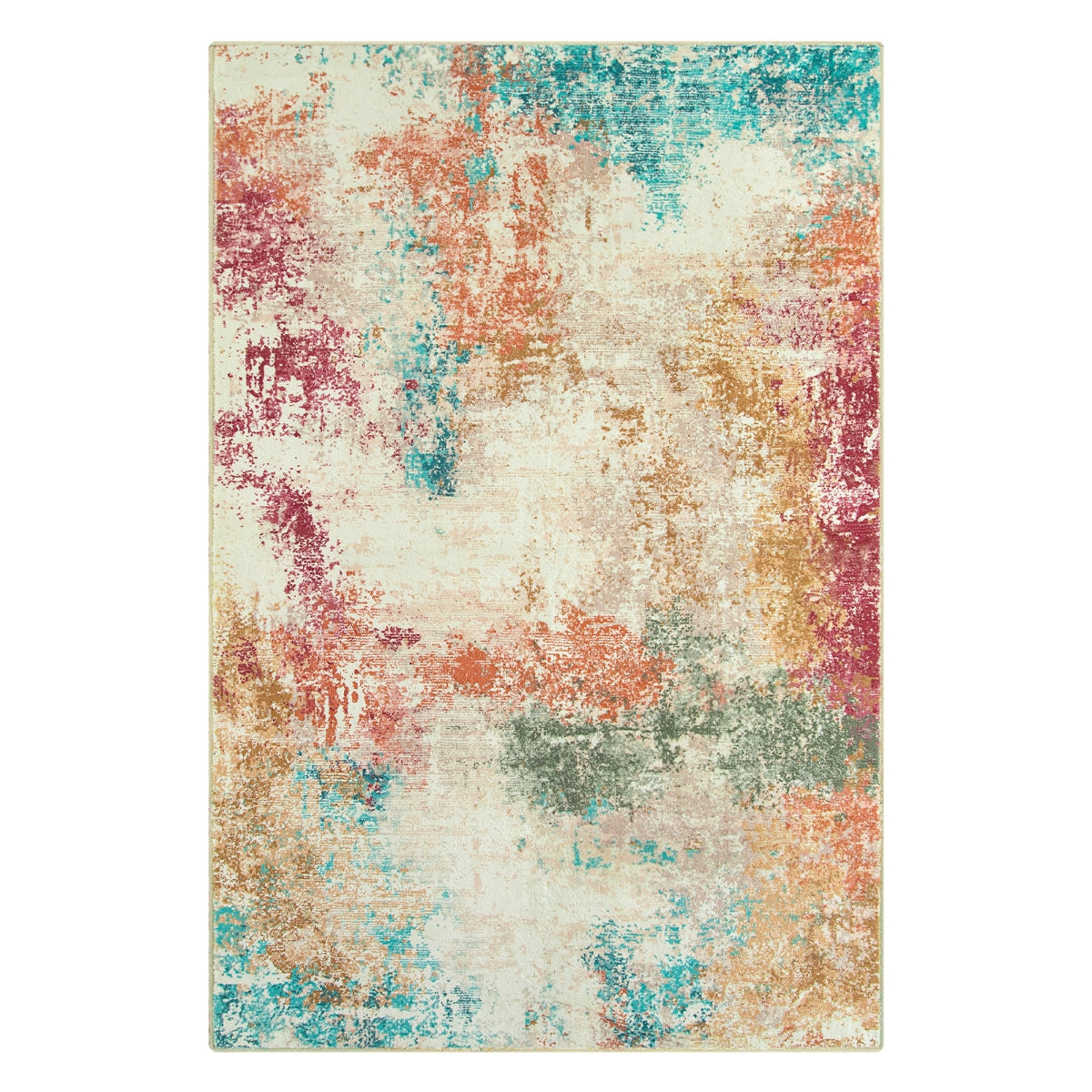Mireille Contemporary Modern Abstract Colorful Area Rug