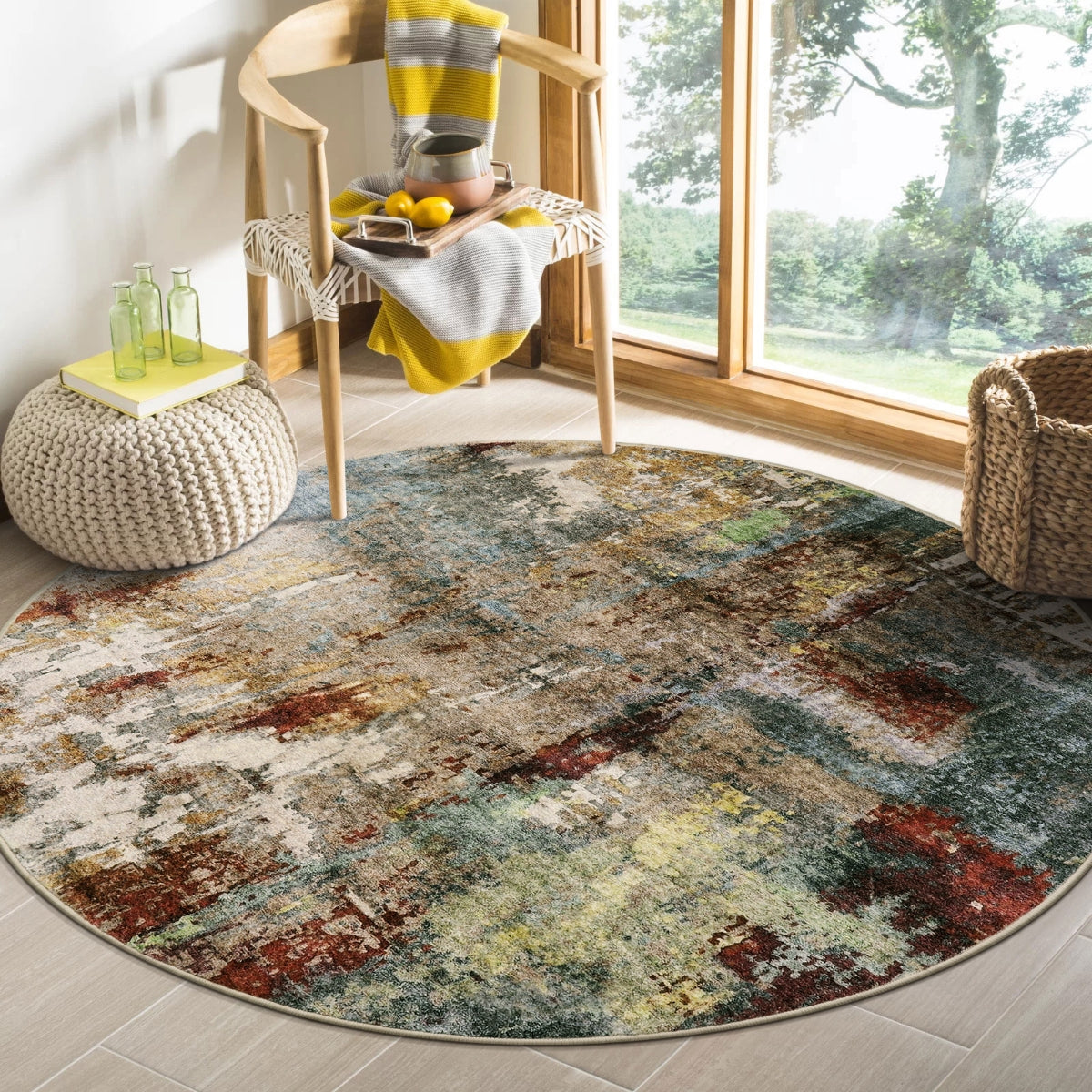 Abstract deals area rug