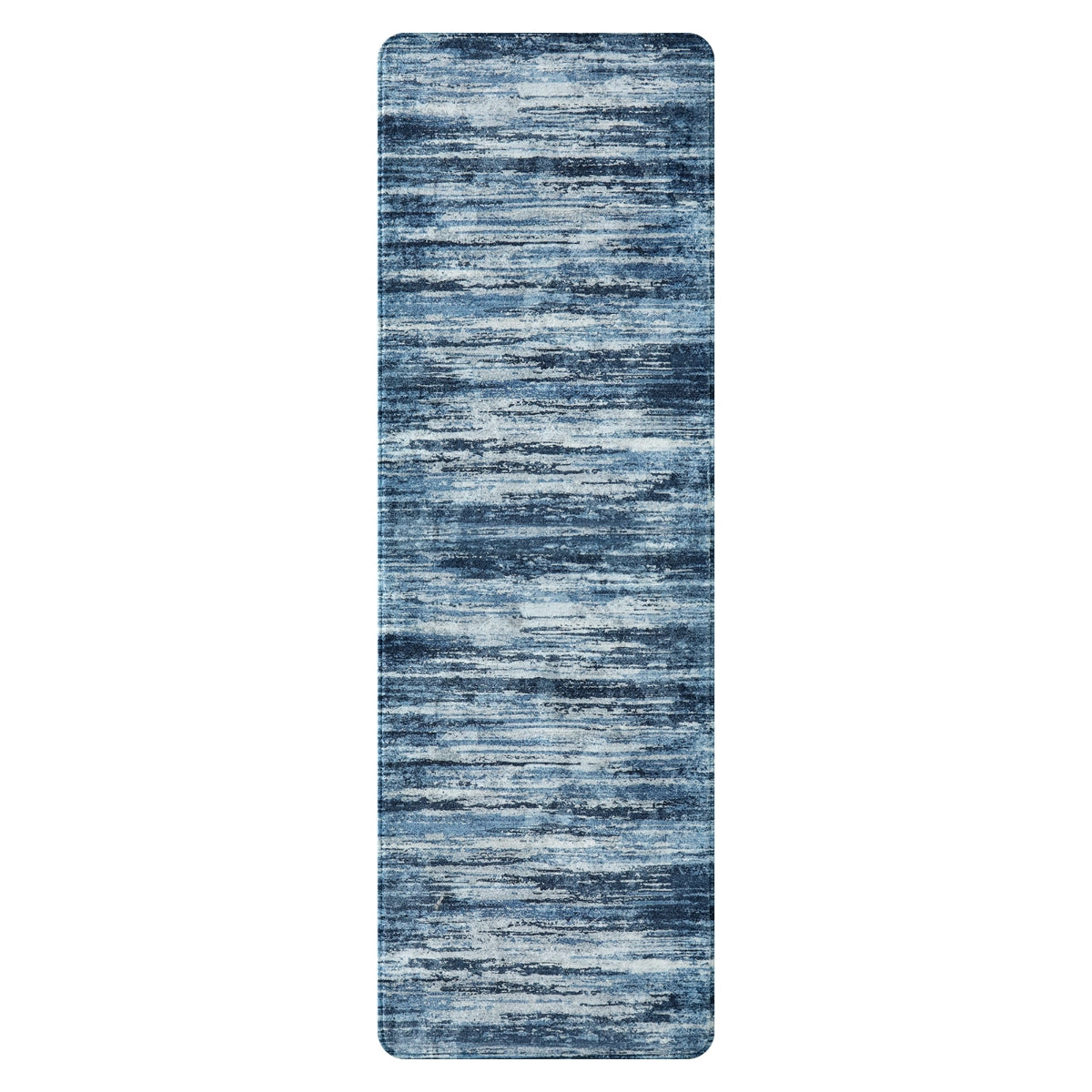 Nadia Modern Ombre Abstract Blue Area Rug