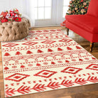 Modern Rustic Farmhouse Moroccan Tribal Style Rug