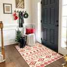 Modern Rustic Farmhouse Moroccan Tribal Style Rug