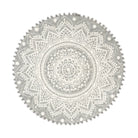 Nova Boho Mandala Stil Waschbarer Grauer Runder Teppich Area Rugs Lahome