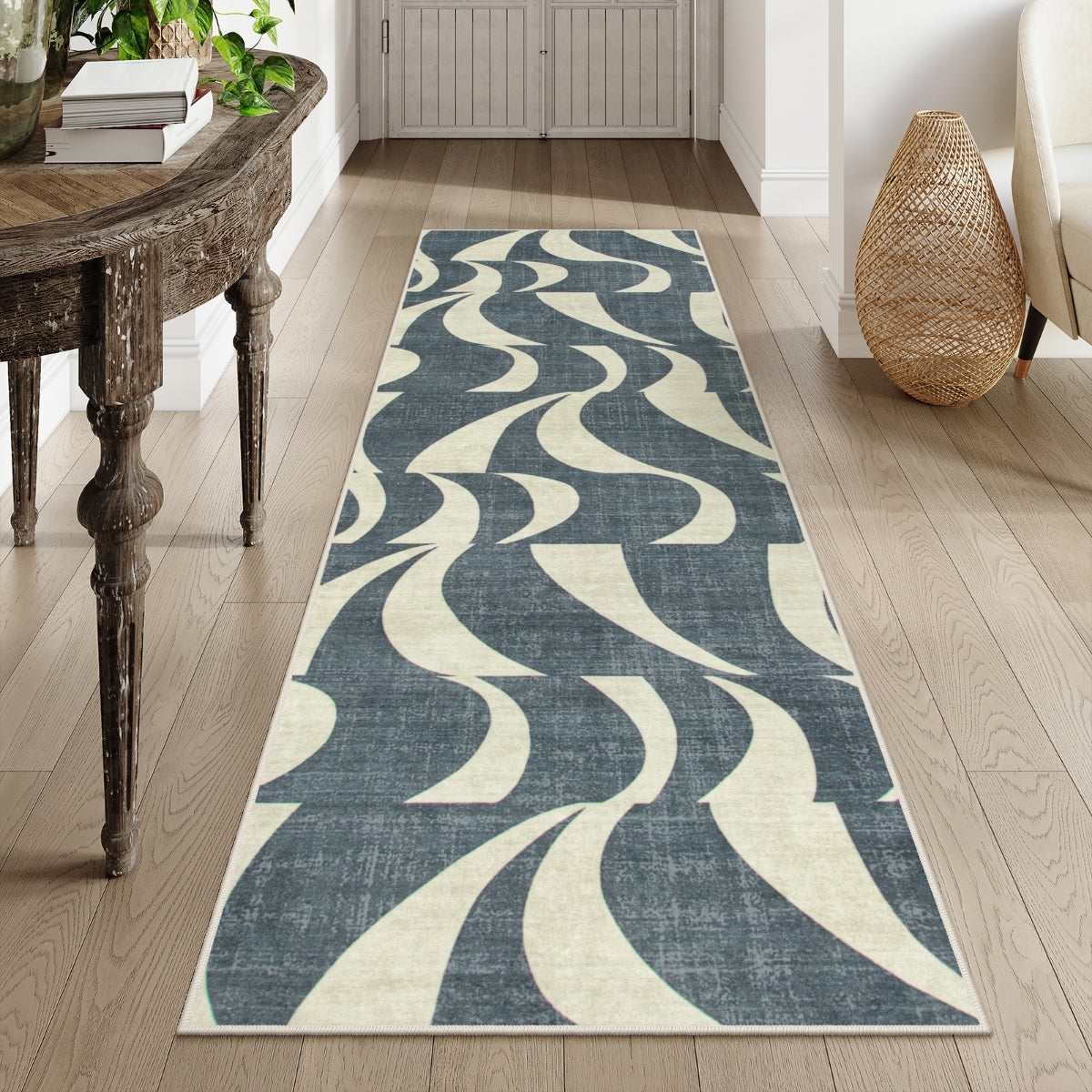blue swirl rug