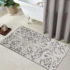 Sierra Moderner Stil Marokkanisches Muster Waschbarer Teppich in Grau Area Rugs Lahome