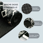 Sierra Moderner Stil Marokkanisches Muster Waschbarer Teppich in Schwarz Area Rugs Lahome