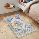 Transitional Vintage Distressed Rug