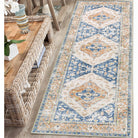 Transitional Vintage Distressed Rug