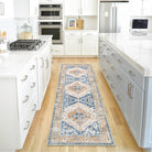 Transitional Vintage Distressed Rug