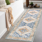 Transitional Vintage Distressed Rug