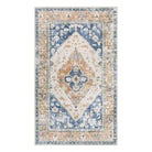 Transitional Vintage Distressed Rug