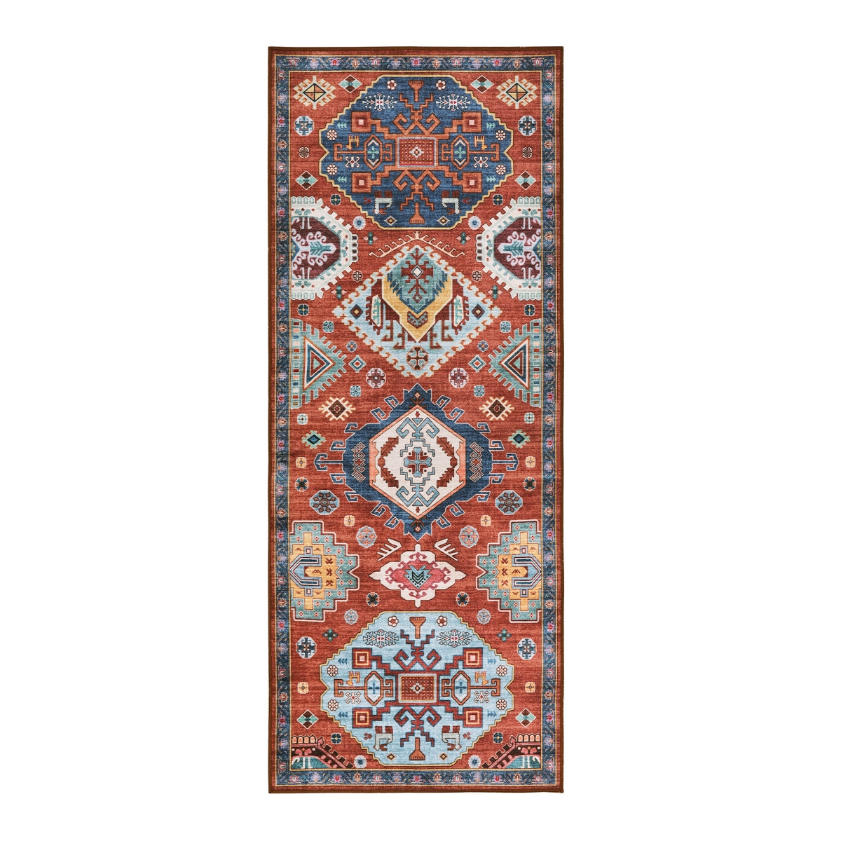 Persian Oriental Design Red Non-Skid Area Rugs – Joanna Home