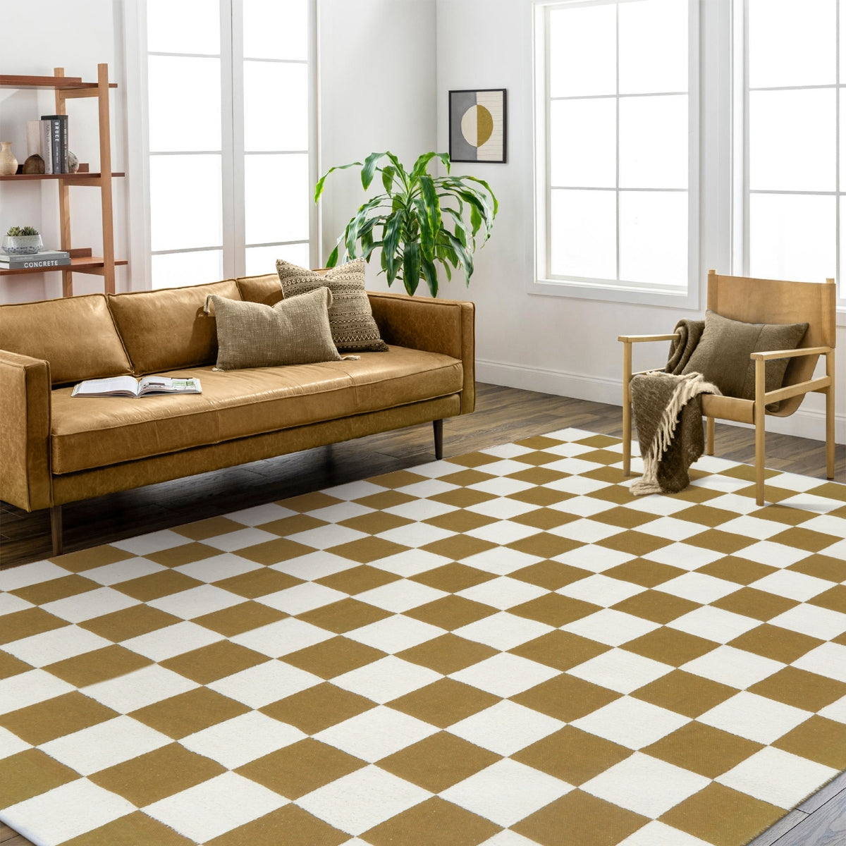 checkered carpet