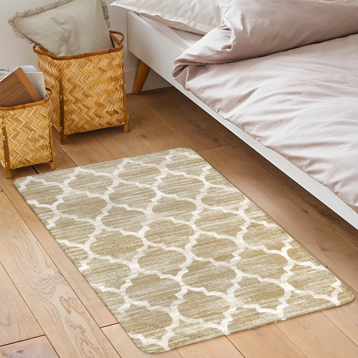 Lahome Moroccan Trellis Area Rug - 2x3 Small Throw Rugs for