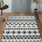 Lahome Boho Geometric Washable Area Rug