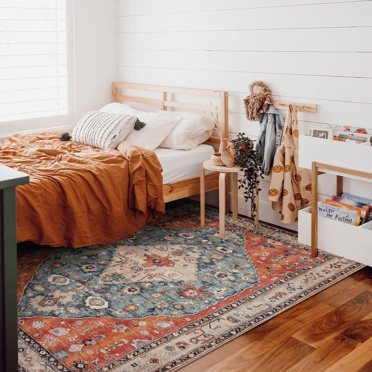 Washable Boho Tribal Print Area Rug Antique Bohemian Runner Lahome