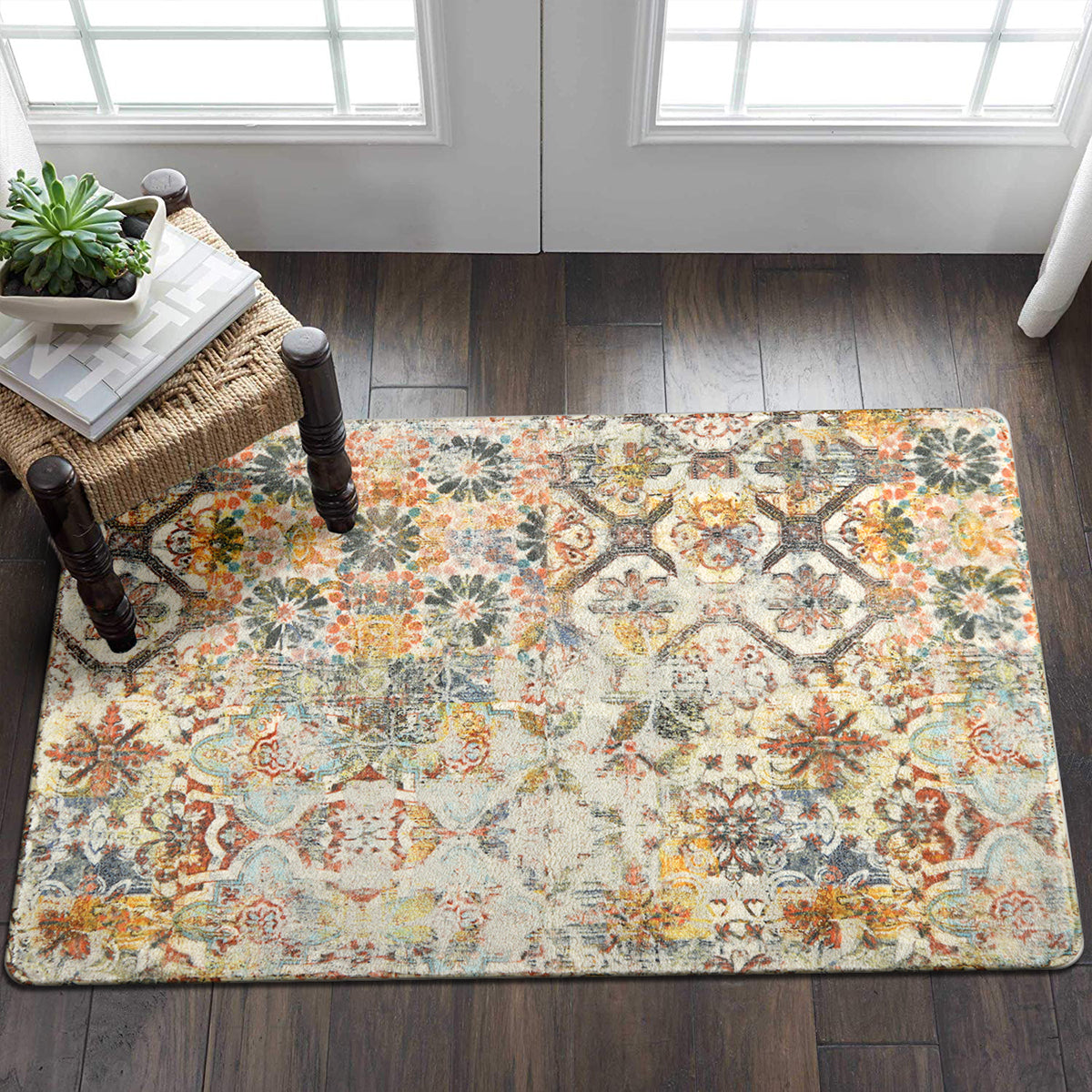 Colorful Floral Area Rugs