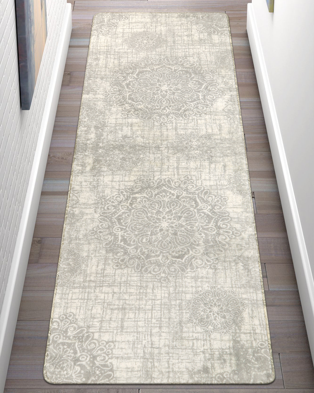 Oriane Washable Vintage Medallion Rug Area Rugs Lahome