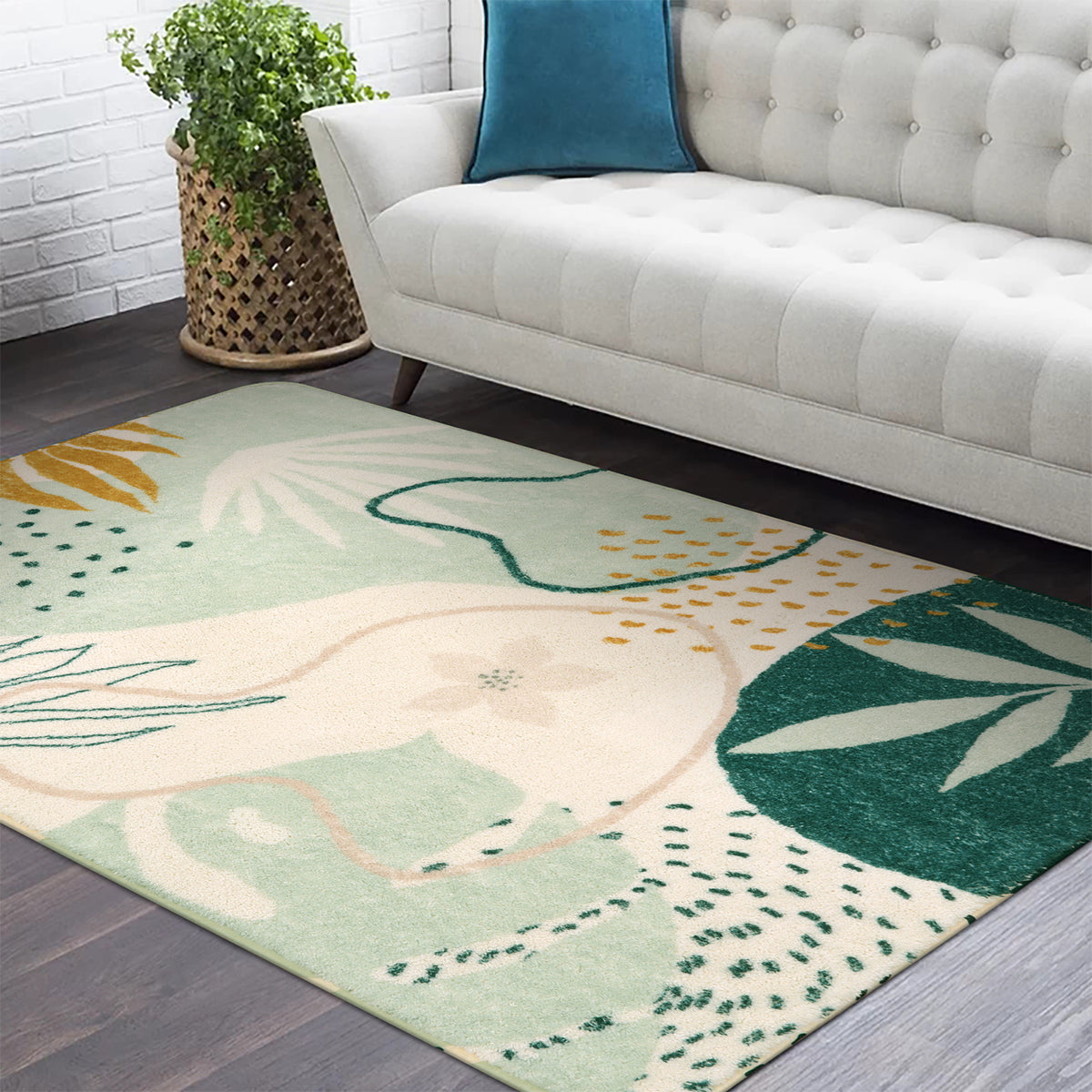 Forest Green Rug 